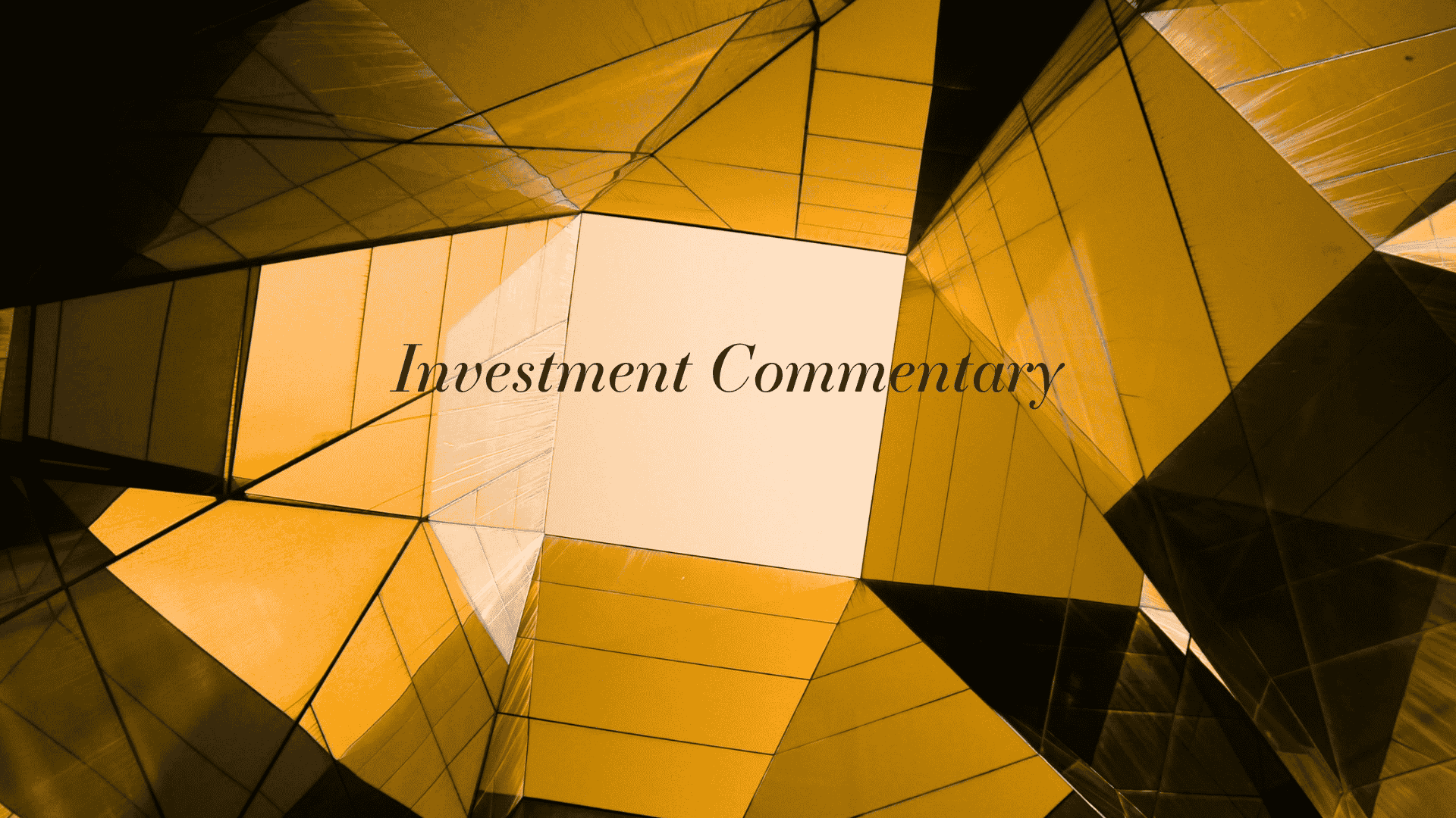 Investment Commentary Gold Yellow Hero